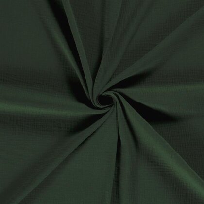 Musselin Uni *Marie* - smoky green