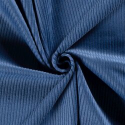 Breitcord *Marie* grob Uni - jeansblau