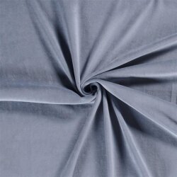 Nickistoff *Marie* Uni - rauchblau
