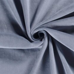 Nickistoff *Marie* Uni - rauchblau