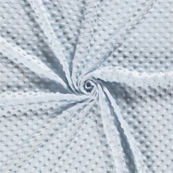Minky Fleece *Marie* Uni - hell kaltblau