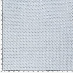 Minky Fleece *Marie* Uni - hell kaltblau