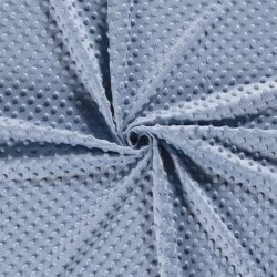 Minky Fleece *Marie* Uni - hell jeansblau