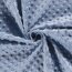 Minky Fleece *Marie* Uni - hell jeansblau