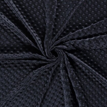 Minky Fleece *Marie* Uni - nachtblau