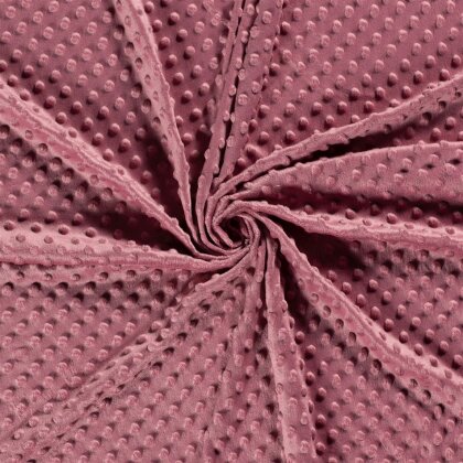 Minky Fleece *Marie* Uni - antik pink