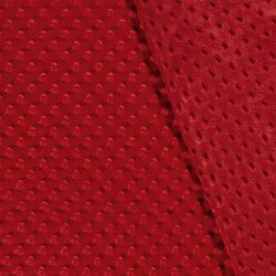 Minky Fleece *Marie* Uni - rot