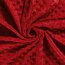 Minky Fleece *Marie* Uni - rot