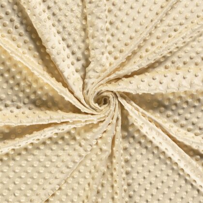Minky Fleece *Marie* Uni - vanille