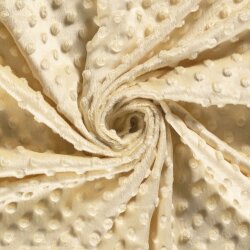 Minky Fleece *Marie* Uni - vanille
