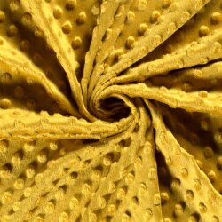 Minky Fleece *Marie* Uni - helles curry