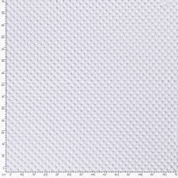 Minky Fleece *Marie* Uni - weiss