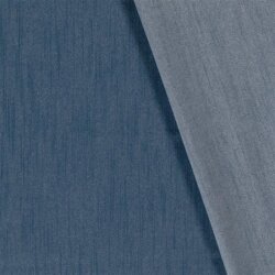 Stretch Jeansstoff fein *Marie* Uni - jeansblau