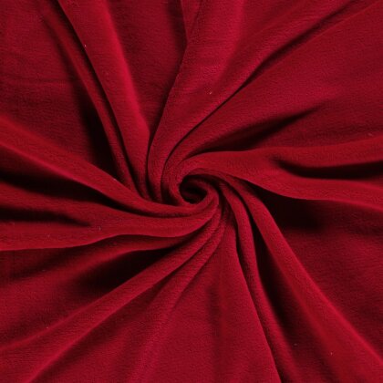Wellnessfleece *Marie* Uni - rot