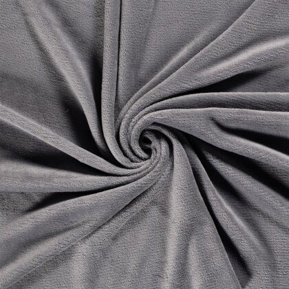 Wellnessfleece *Marie* Uni - mausgrau
