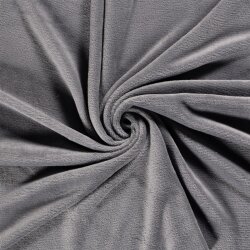 Wellnessfleece *Marie* Uni - mausgrau