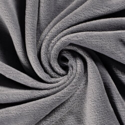 Wellnessfleece *Marie* Uni - mausgrau