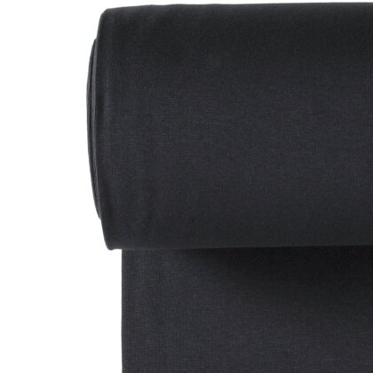 Strickbündchen *Marie* - blau-schwarz