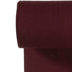 Strickbündchen *Marie* - weinrot