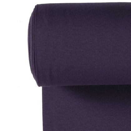 Strickbündchen *Marie* - aubergine