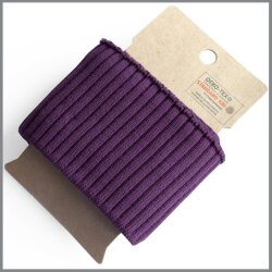 Bündchen Boord Cuffs Grob aubergine