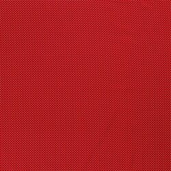 Baumwollpopeline Punkte 2mm - rot