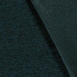 Strickfleece *Marie* meliert dunkel petrol