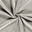 Strickfleece *Marie* Uni - meliert satin grau