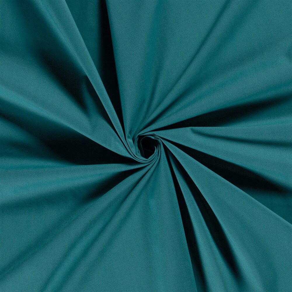Baumwollvoile *Marie* Uni - petrol