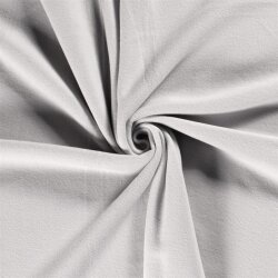 Baumwoll Fleece satin grau