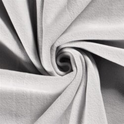 Baumwollfleece *Marie* - satin grau