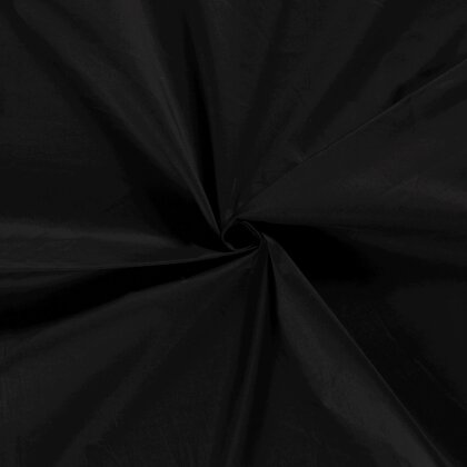 Baumwollpopeline Stretch - schwarz