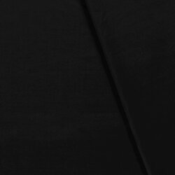 Baumwollpopeline Stretch - schwarz