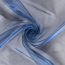 Organza Changierend - exotic blue