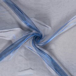 Organza Changierend exotic blue