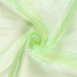 Organza Changierend Uni limette