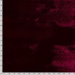 Stretch Samt *Marie* Uni - bordeaux