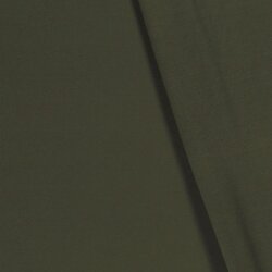 Baumwolljersey *Marie* - dunkeloliv