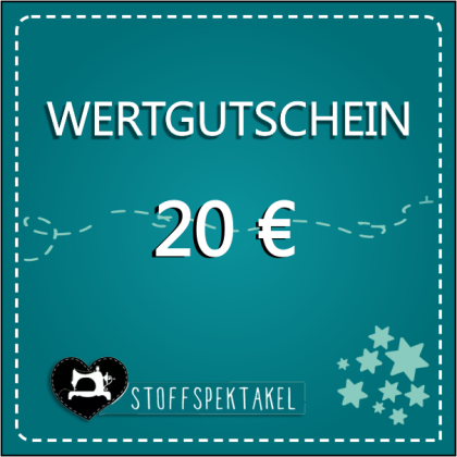 Wertgutscheine / Geschenkgutscheine über 20 EUR