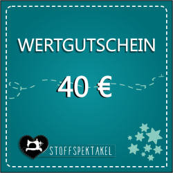 Wertgutscheine / Geschenkgutscheine über 40 EUR