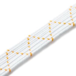 Flach-Elastic 6 mm weiss