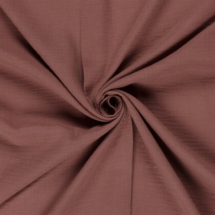 Musselin Uni *Marie* - cranberry