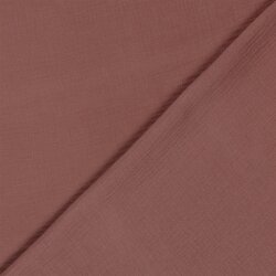 Musselin Uni *Marie* - cranberry