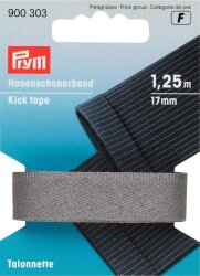 Hosenschonerband mittelgrau